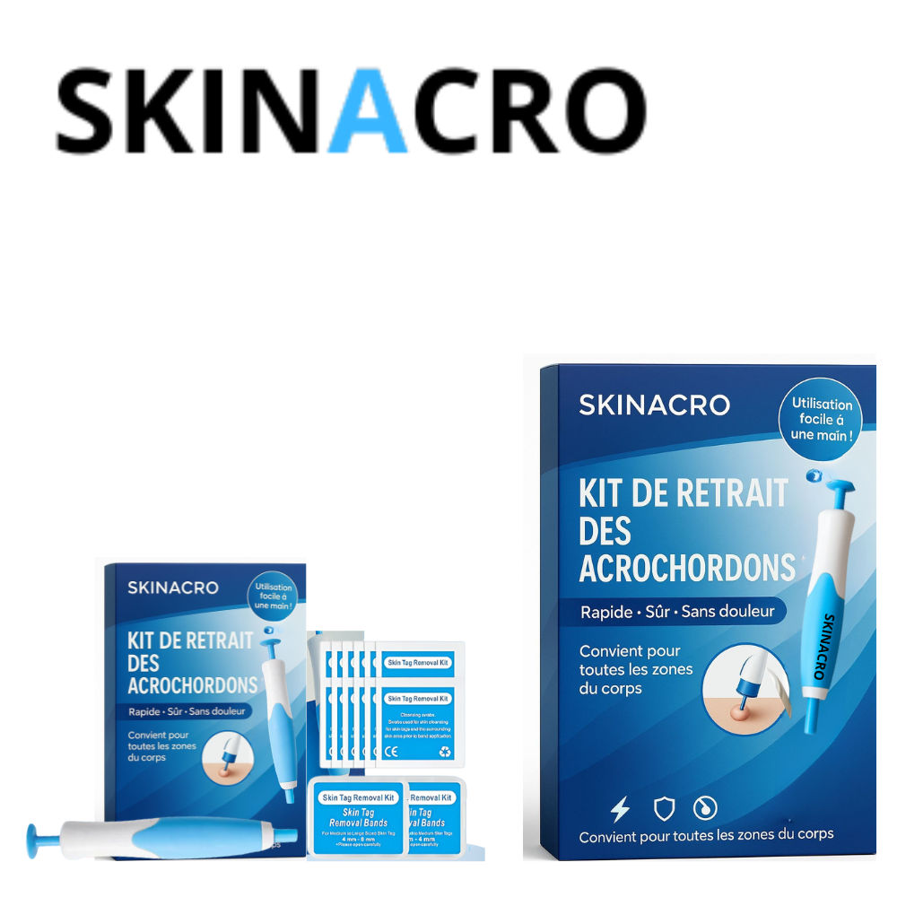 SkinAcro™ – Kit d’élimination des acrochordons (40 traitements)